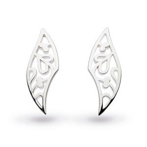 Kit Heath Flourish Sterling Silver Stud Earrings
